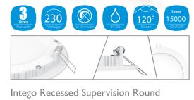 Intego R Supervision Recessed Ceiling Luminaires Techtouch Round Recess Ceiling Intego R Supervision Recessed Ceiling Luminaires Techtouch Round Recess Ceiling